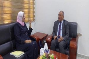وزير التربية والتعليم (العبادي) يلتقي برئيس مجلس الاعتماد الأكاديمي وضمان جودة التعليم العالي
