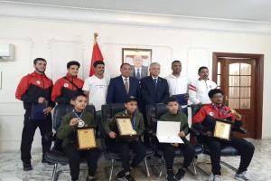 سفير اليمن لدى الأردن يكرّم أبطال منتخب الجودو بعد تتويجهم بذهبية البطولة العربية