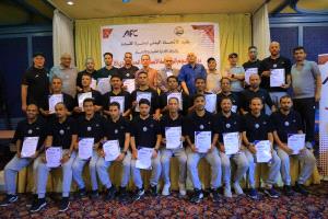 الاتحاد اليمني يختتم الدورة التدريبية الآسيوية B بتكريم 24 مدرباً