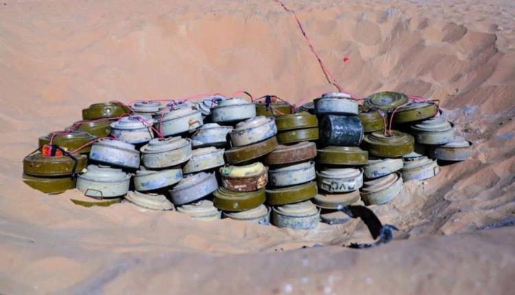 «مسام» ينتزع 1609 ألغام وذخائر غير منفجرة في اليمن خلال أسبوع
