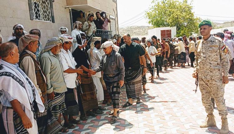 قيادات سياسية وشخصيات اجتماعية من الضالع تقدم واجب العزاء لأسرة الرئيس السابق عبدربه منصور هادي