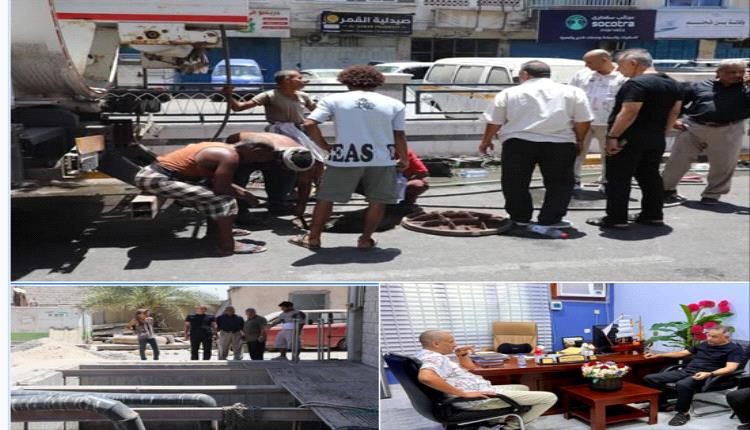 اجتماع عاجل يقرّ حلولاً فورية لإنهاء طفح مياه الصرف الصحي في شارع الشهيد مدرم بالمعلا