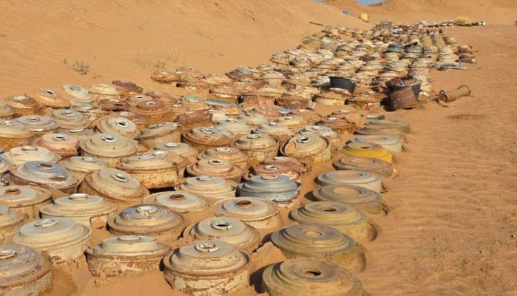 "مسام" ينتزع ألف و 779 لغماً حوثياً بالأسبوع الثالث من يونيو الجاري