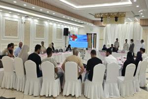 اللجنة الوطنية للتحقيق والصليب الأحمر يختتمان ورشة عمل لكادر اللجنة الوطنية بعدن 
