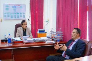 بن الوزير يبحث مع هيئة استكشاف وإنتاج النفط استئناف النشاط النفطي وتطوير البنية الإنتاجية بشبوة