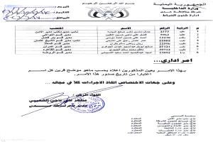 وثيقة - مدير أمن عدن يجري تغييرات واسعة في قيادات أقسام الشرطة