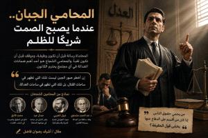 المحامي الجبان.. عندما يصبح الصمت شريكًا للظلم

