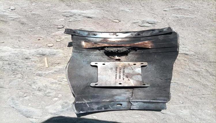 صاروخ حوثي ينفجر في أجواء أبين 