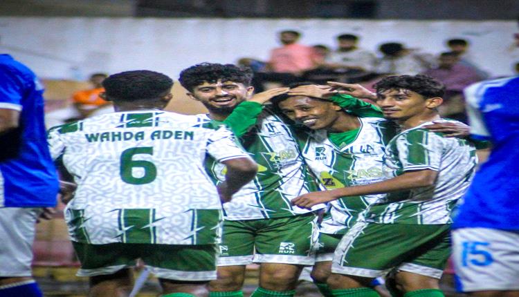 وحدة عدن يستعرض عضلاته بثمانية في مرمى النصر في بطولة مريسي30 