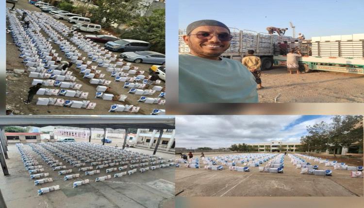 مبادرة الاعلامي العبيدي تختتم توزيع  السلة الرمضانية للأسر المحتاجة في عدن ولحج