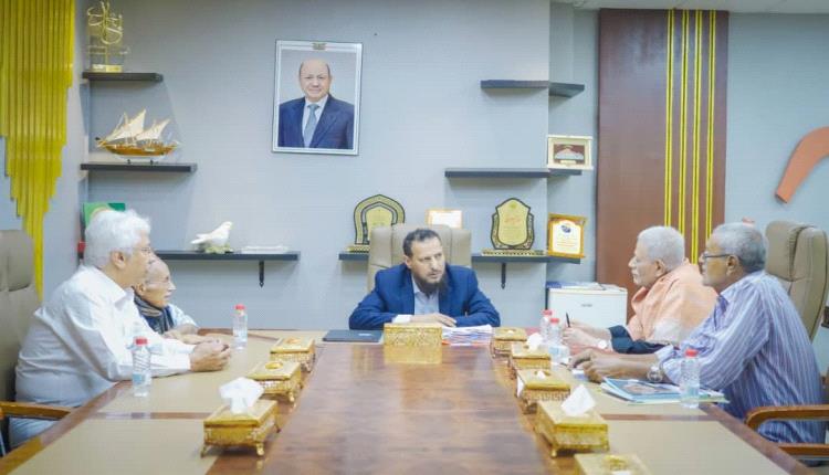 محافظ عدن يبحث مع نقابة المهندسين تعزيز الشراكة لإعداد هوية معمارية للمدينة 