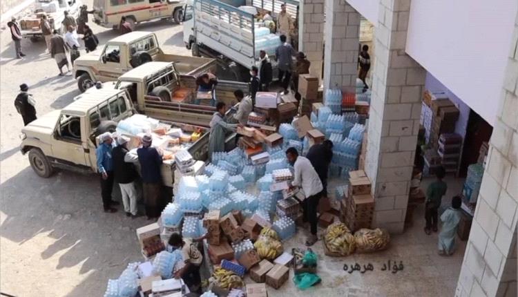 الشعيب تُسيّر القافلة الرمضانية رقم( 1 ) دعماً للمقاتلين في جبهات الضالع 