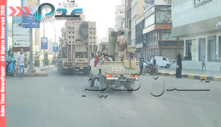 وصول تعزيزات عسكرية إلى العاصمة عدن 