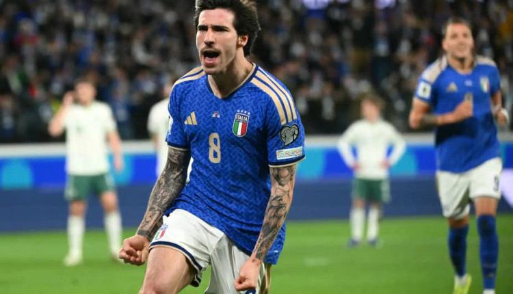 إيطاليا تقطع نصف طريق المونديال بالفوز على أيرلندا الشمالية