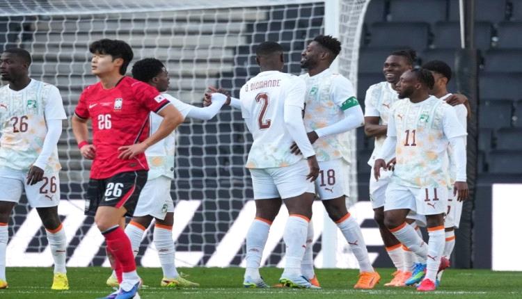ودياً.. منتخب ساحل العاج يكتسح كوريا الجنوبية برباعية نظيفة