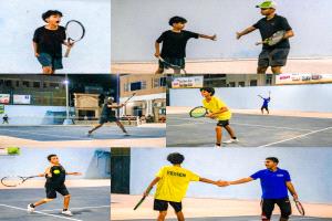 محمد عادل وآدم أيمن يضربان موعدا ناريا مع نظيرهما زياد شوقي و عبدالرحمن أحمد في نهائي بطولة مديرية صيرة الرابعة للتنس الأرضي الزوجية