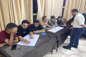 مؤسسة اونست للتنمية والاعمال الانسانية ومؤسسة احسان للتنمية تنفذان ورشة عمل في اهمية التسويق للمشاريع الصغيرة 
