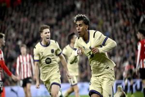 يامال يحصن برشلونة من فخ بيلباو