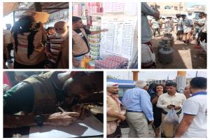 حملة كبرى في عدن لضبط مخالفات "نقص الأوزان" وعدم "إشهار الأسعار" في المخابز والمحلات