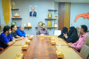 لقاء بعدن يبحث احتياجات جمعية رعاية وتأهيل الصم والبكم