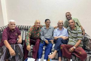 بتوجيهات من وزير الداخلية رئيس اتحاد الشرطة الرياضي يزور الكابتن غازي عوض