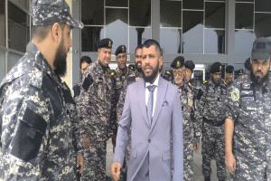 وصول القائد العام لقوات حرس المنشآت إلى عدن قادما من السعودية