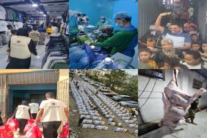 مبادرة الإعلامي صالح العبيدي تختتم مشاريعها الرمضانية في عدن.. مساعدات لآلاف الأيتام والمرضى والفقراء