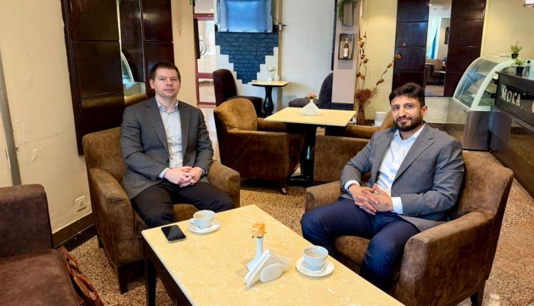 الخضر السليماني يبحث مع مدير مكتب المبعوث الأممي بعدن التعاون وتوسيع قنوات التواصل الدولي
