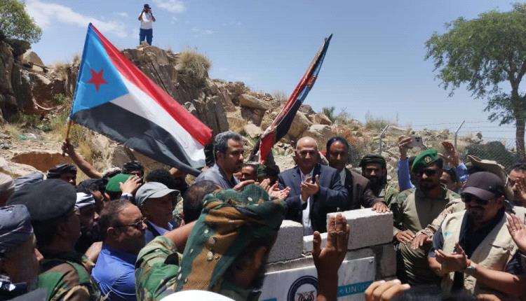المحافظ الحالمي والوزير الشرجبي يدشنان مشروع مياه لبعوس بدعم UNOPS*