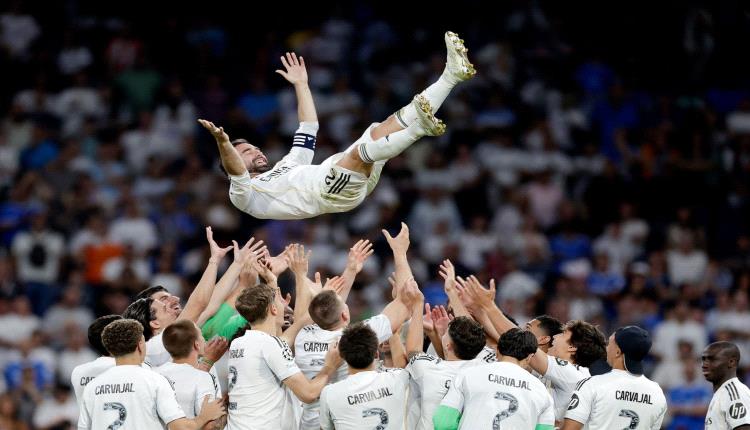 ريال مدريد يكتسح بلباو وينهي الموسم بوداع كارفخال