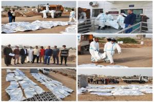 بالتنسيق مع اللجنة الدولية للصليب الأحمر..دفن (43) جثة في ثلاجات حفظ الموتي بمستشفيات عدن