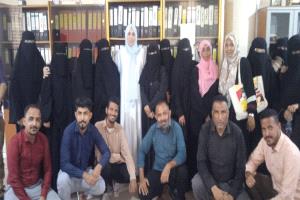 مدير عام مكتب التربية والتعليم في عدن تؤكد على العمل بجدية مع ذوي الاحتياجات الخاصة 