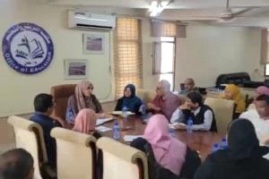 مدير عام مكتب التربية والتعليم  د.مايسة عشيش تؤكد على مبدأ هام لإنجاح العملية الاختبارية