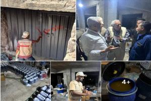 في قبو عمارة مهجورة.. كشف وكر "كيميائي" غير مرخص في قلب عدن
