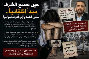 حين يصبح الشرف مبدأً انتقائي.. تتحول الضحايا إلى أدوات سياسية