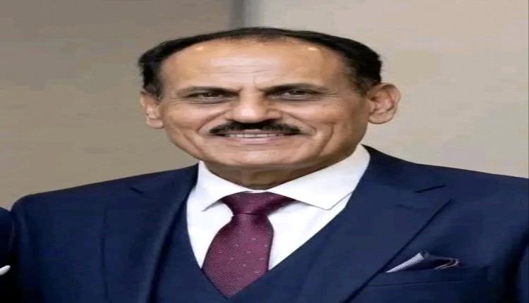 ألمستشار ناصر زيد اليوسفي يعزي بوفاة اللواء بحري صالح عبد عبدالله الصري