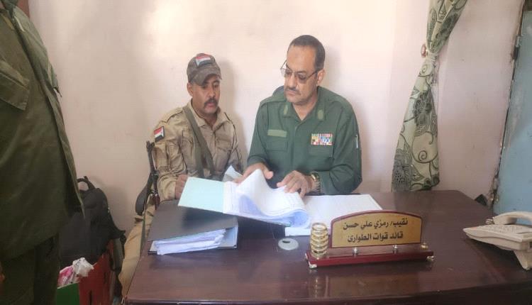 مدير أمن الضالع يتفقد قوات الطوارئ ويشدد على رفع الجاهزية واليقظة الأمنية