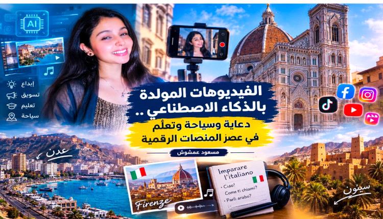 الفيديوهات المولدة بالذكاء الاصطناعي.. دعاية وسياحة وتعلّم في عصر المنصات الرقمية