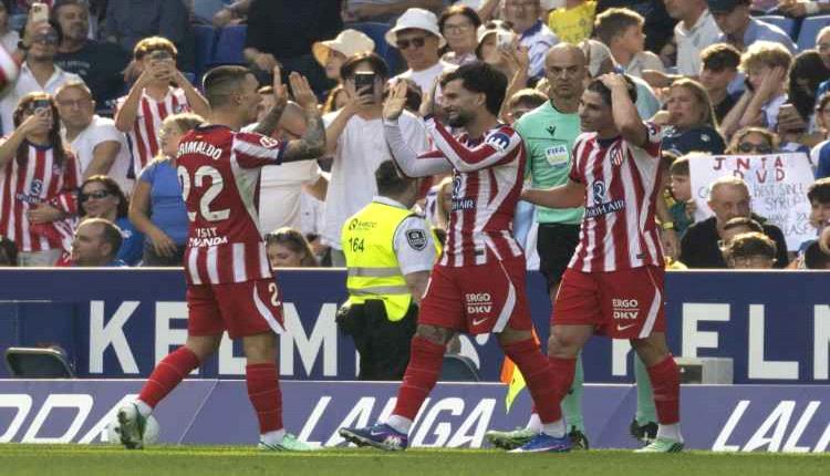 «الدوري الاسباني» أتلتيكو مدريد يحقق فوزاً صعباً على إسبانيول