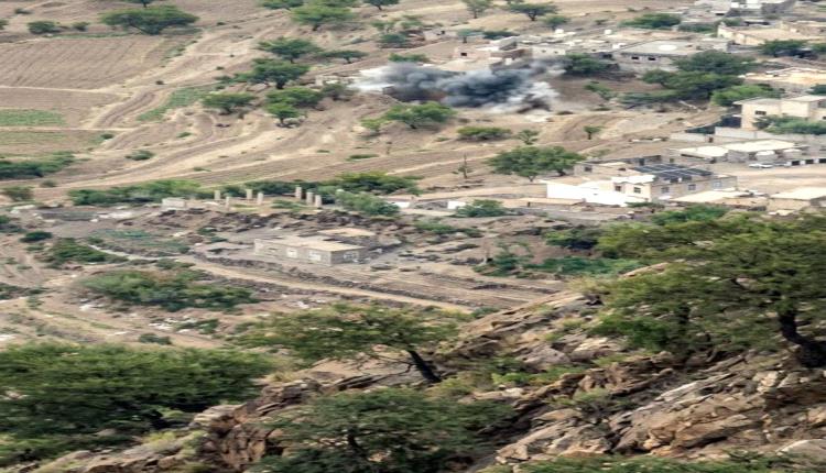 قصف حوثي بقذائف الهاون يطال قرى سكنية في القبيطة بلحح