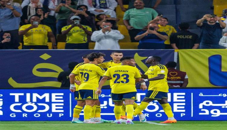 النصر يواصل الزحف نحو القمة بثلاثية الفيصلي