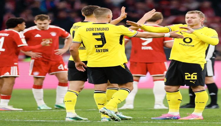 بايرن ميونخ يهدر الانتصار على دورتموند وسط مهرجان الإصابات