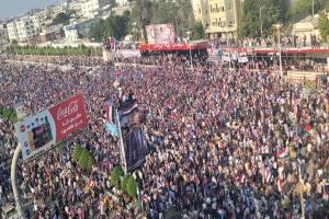 صور أولية.. حضور جماهيري غير مسبوق في مليونية التعبئة الشعبية بالعاصمة عدن