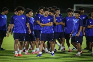 منتخب الناشئين يواصل تحضيراته المكثفة لمواجهة الكويت ببطولة الخليج