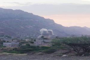 المليشيات تقصف منازل المواطنين وآبار المياه في الصبيحة بعد فشلها في جبهة المنصورة