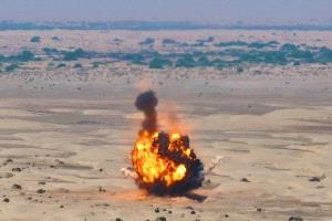 "مسام" يتلف 3951 قطعة من مخلفات الحرب في وادي دوفس بأبين