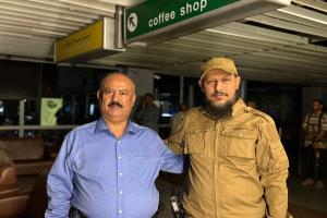 العمري وشيخ في مطار عدن الدولي