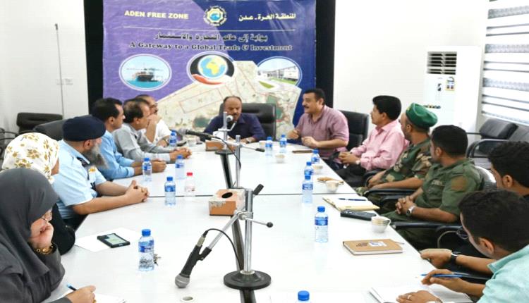  الحيد والداؤودي يضعان آلية عمل مشتركة لحماية أراضي المنطقة الحرة ودعم الاستثمار 