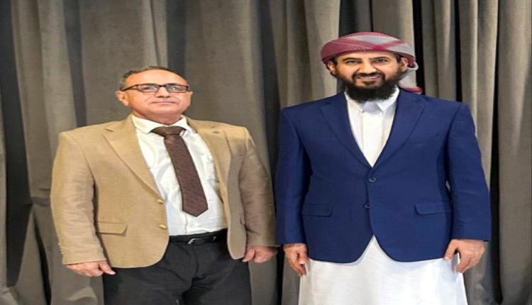 القائد المحرمي لرئيس جامعة عدن : قطاع التعليم والبحث العلمي يمثل الركيزة الأهم في صناعة الأجيال وبناء الوعي المجتمعي