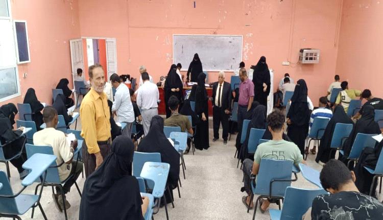 جامعة لحج تدشن امتحانات القبول لاول دفعة بقسم الطب البيطري